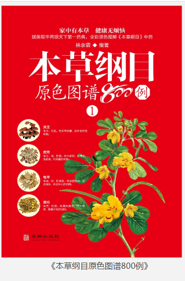 《本草纲目原色图谱800例》套装4册 800种常用药物 [pdf]