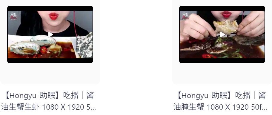 【自费购买】韩国油管ASMR美女主播【Hongyu_助眠】吃播精选1  哄睡助眠高清合集 持续更新  [772.1M]