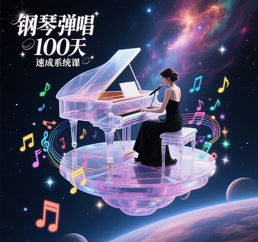 《钢琴弹唱1OO天速成系统课》【138节课】新手快速入门【6.02GB】