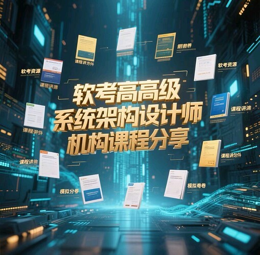 【软考资源】软考高级系统架构设计师机构课程分享【28.8GB】