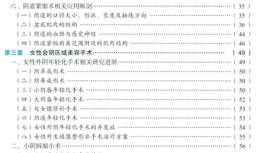《女性生殖整形美容》（彩图版）中国协和医科大学出版社 【rar】  [306MB]