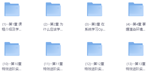 系统玩转OpenGL+AI,实现各种酷炫视频特效 【4.9GB】