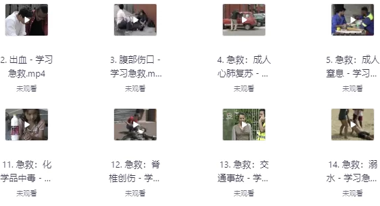 一分钟,快速学习急救课程 【721.3MB】