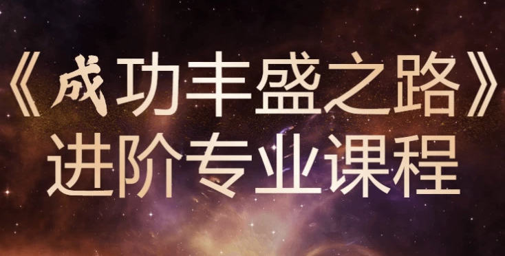 《成功丰盛之路》进阶专业课程 【9.6GB】