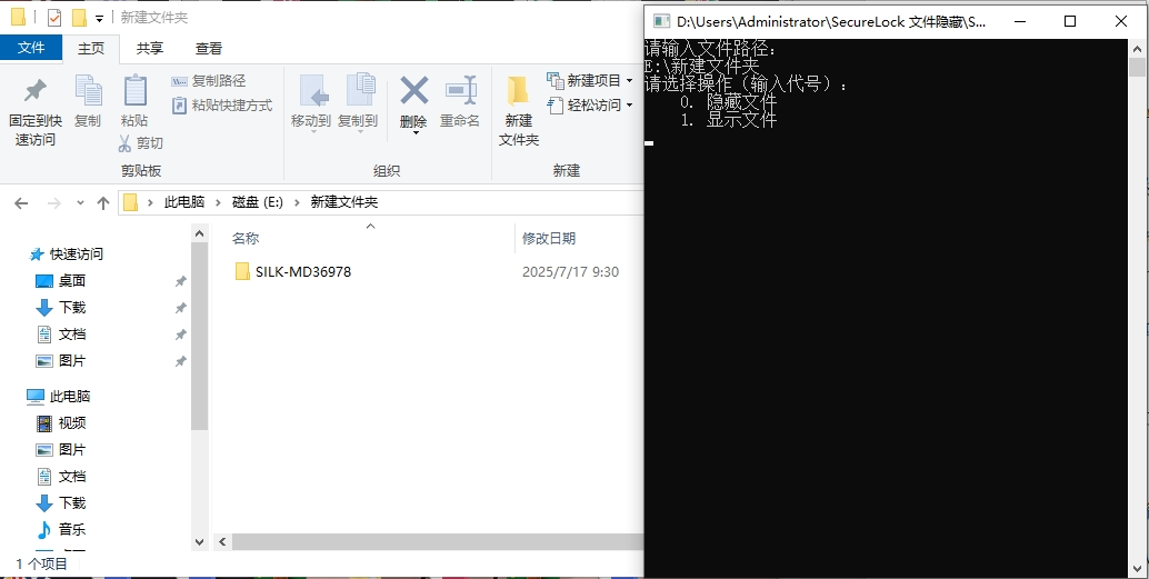 SecureLock(文件隐藏) v1.0 电脑版 大小7.3KB