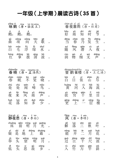 小学一年级学习资料包含语数英PDF+word格式 3268个文件 3.2G