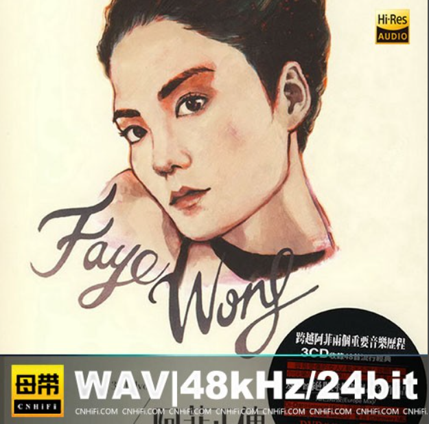 王菲-阿菲正传3CD王菲|母带音源,WAV|48kHz/24bit【3.31GB】