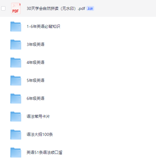 小学英语语法资料包｜专题学习+练习题（PDF+视频讲解+免费下载+学习资源）【2.8GB】