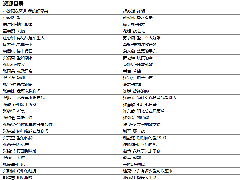 【KTV篇】盘点一人一首成名曲KTV必点200首爆火怀旧歌曲无损音乐合集，总有一首是你逢场必唱的歌曲 [WAV+MP3+8.45GB]