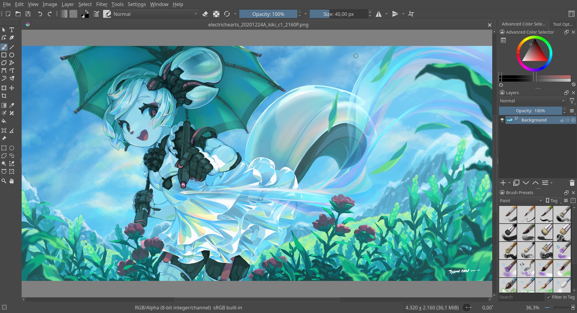 Krita(开源绘画工具) v5.2.11 绿色版 WIN 202M