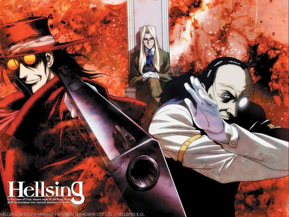 日漫《HELLSING／地狱之歌／皇家国教骑士团OVA》2006-2015｜10集全+漫画集 ｜ 1080P高码日语中字｜共22.4G