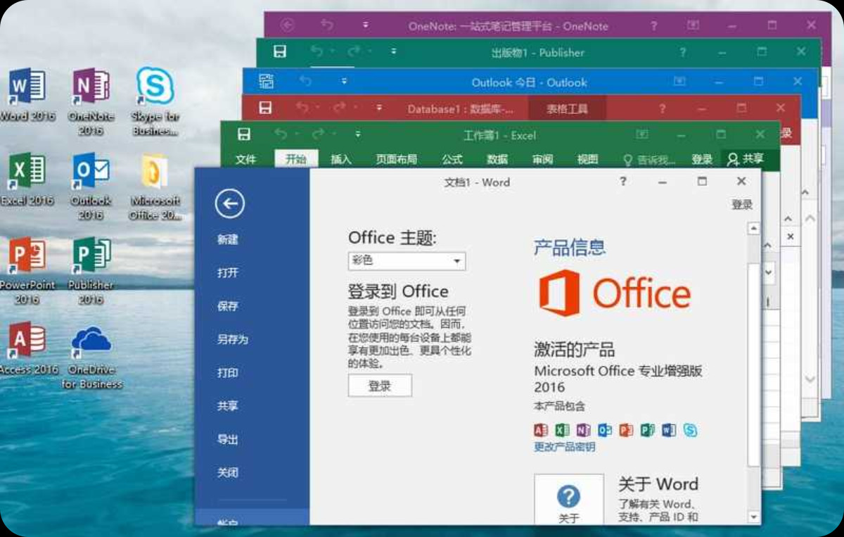 【PC】微软Office 2016 专业增强版 25年8月直装授权版【1.8G】