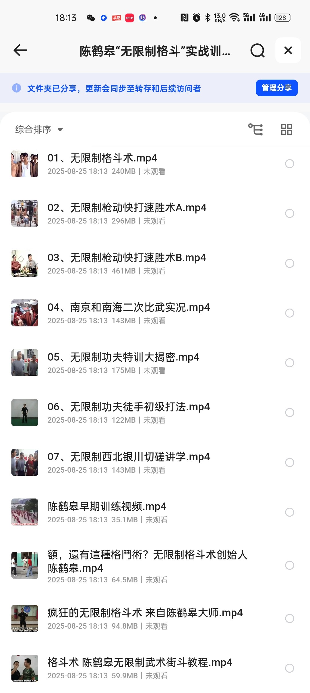 陈鹤皋“无限制格斗”实战训练视频2.14g