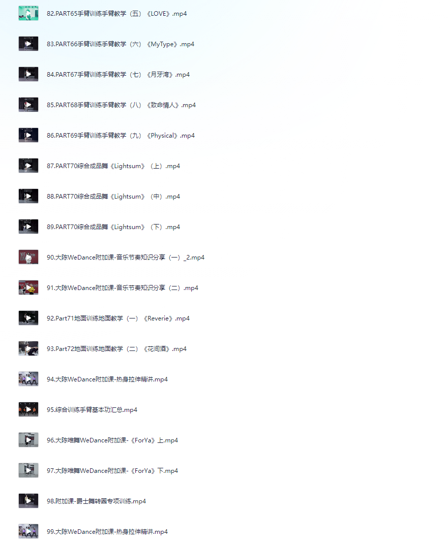 《爵士舞零基础入门》--大陈WeDance爵士舞课程【46G】