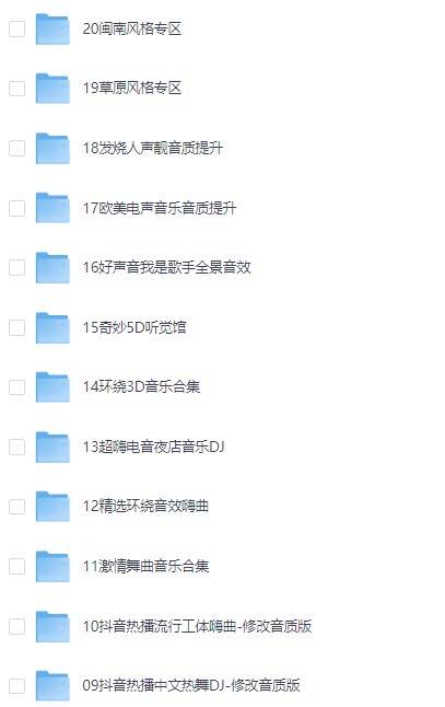 【无损音乐】车载DJ音乐，2025年超火的车载DJ歌曲合集【MP3】【24GB】