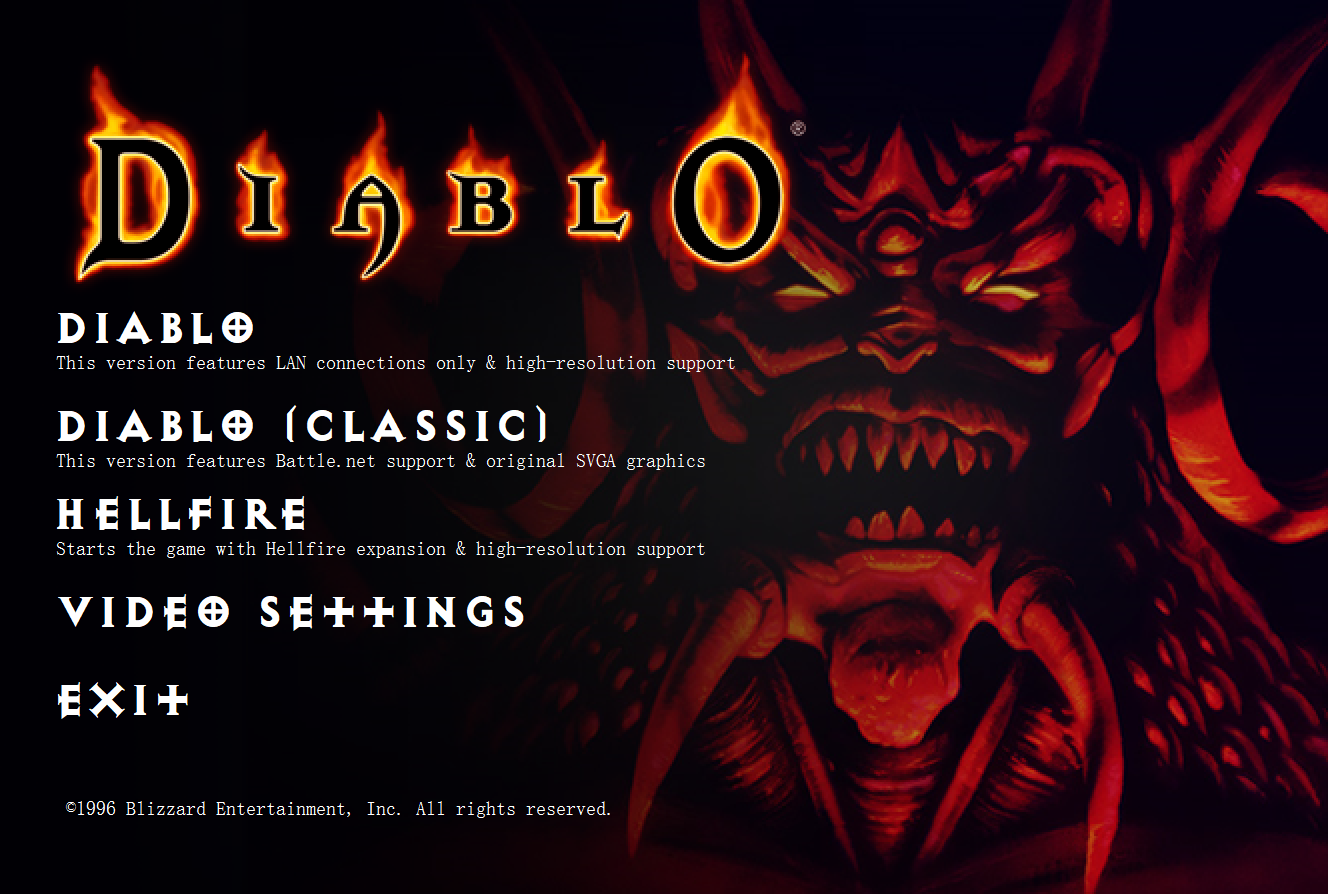 Diablo+Hellfire暗黑破坏神 电脑版 1.09v4  初代原版 [848MB]