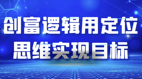 创富逻辑用定位思维实现目标 【8.6GB】