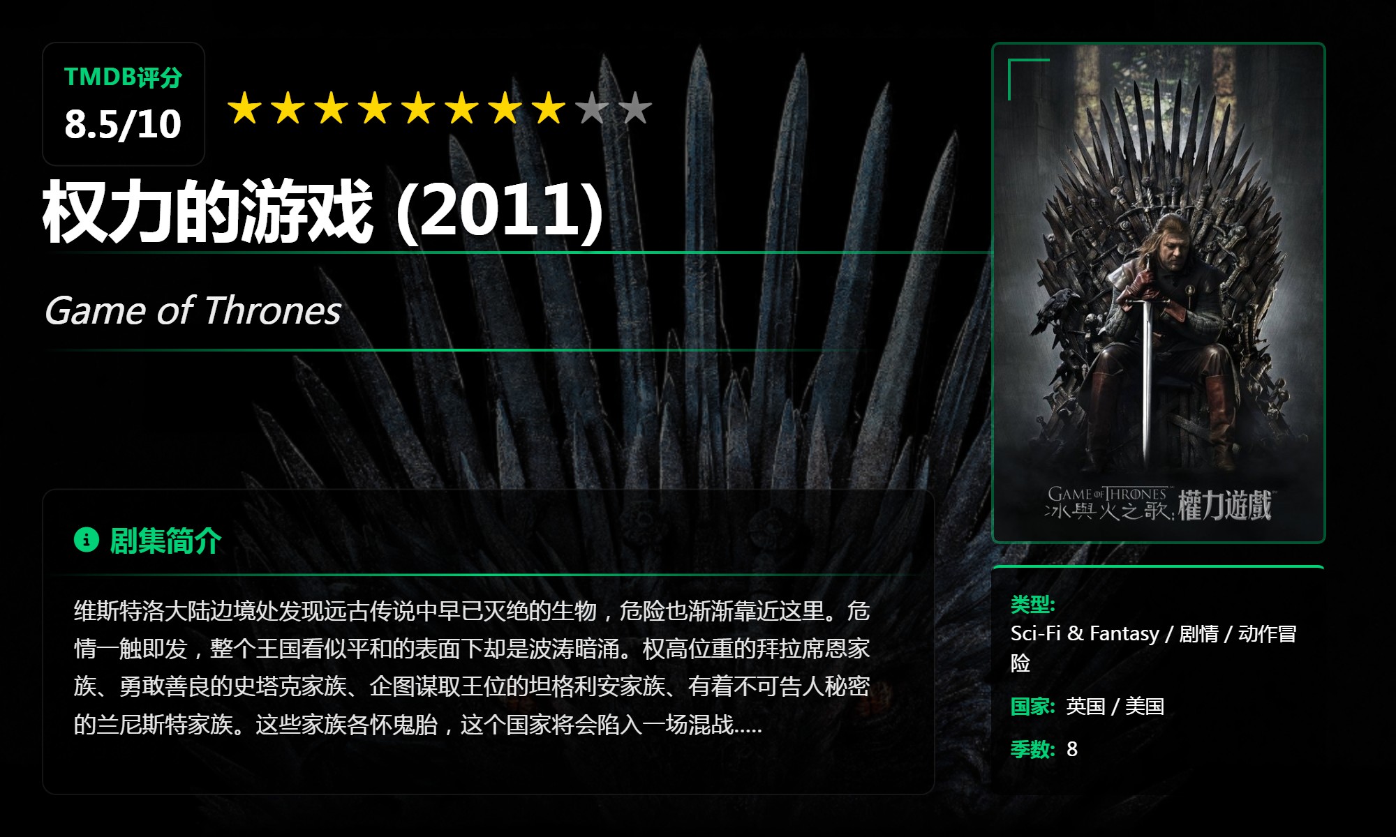  [HBO]  [TOP剧集]  [合集一]蓝光.1080P高码.未删减版.  [英语中文特效字幕]【959GB】