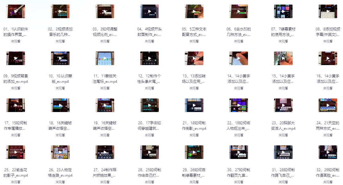 剪映全技能综合课，掌握剪映视频剪辑与创作技巧【916.3MB】