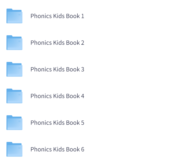 自然拼读课程：【006】自然拼音Phonics Kids Level 1-6（蒲公英自然拼读王）【4.0G】